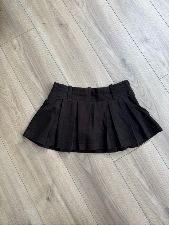 Sunday Best Dresses & Skirts - Sunday Best Black Pleated Mini Skort